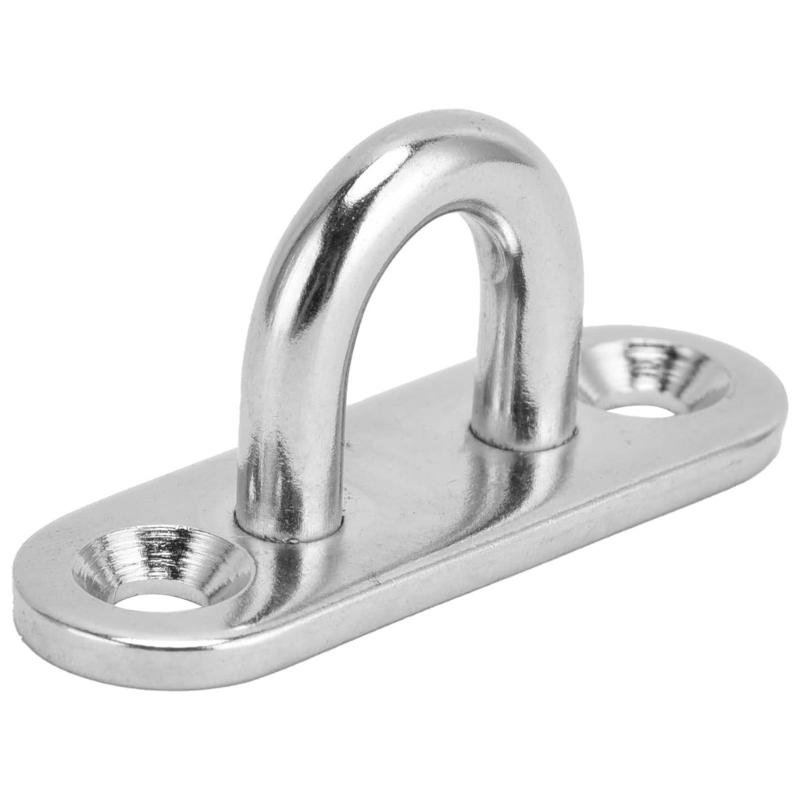 10PCS Reinforced Oval Shaped Miniature Hook Strong Steel Mounting Hardware for Ceiling Curtain Rope Installation