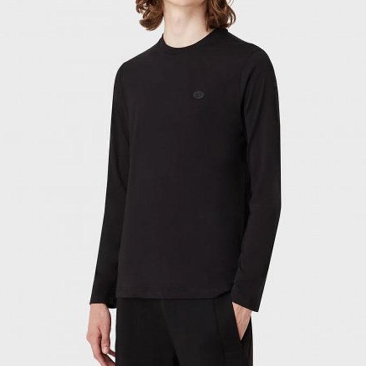 EMPORIO ARMANI Logo patch T shirt 8N1TR1-1JRGZ-999