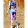 Halloween Colorful Candy Jumpsuit Unisex Noble Gem Robot Print Cosplay Bodysuit Punk Zentai Suit Festival Party Rave Outfits New