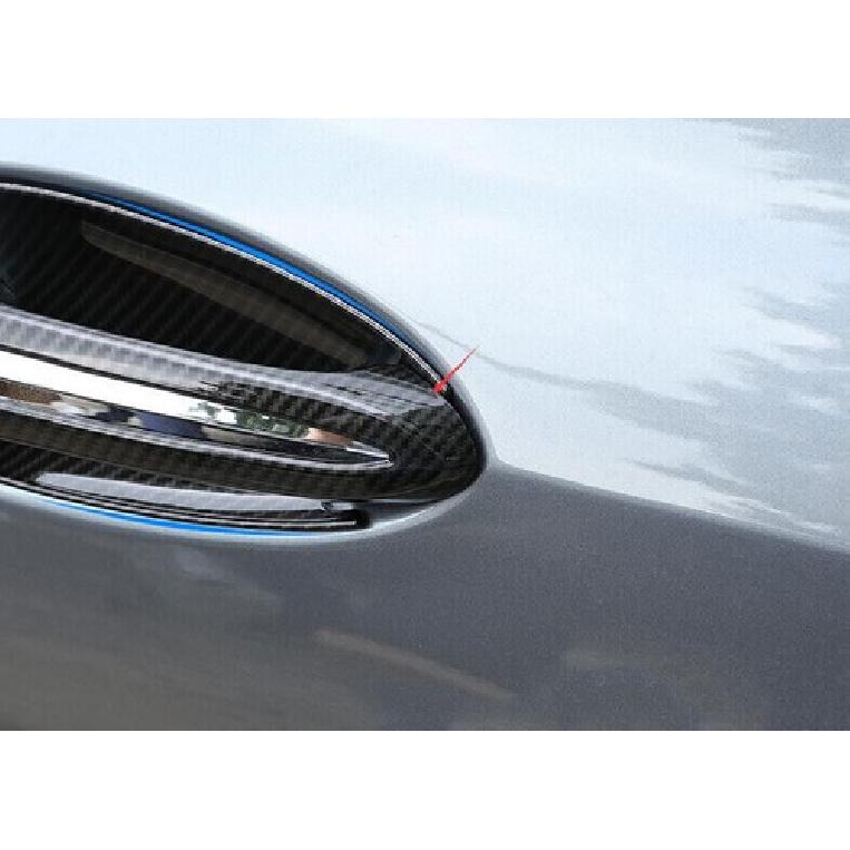 Carbon Fiber Style Exterior Side Door Handle Cover Trim For BMW X7 G07 -