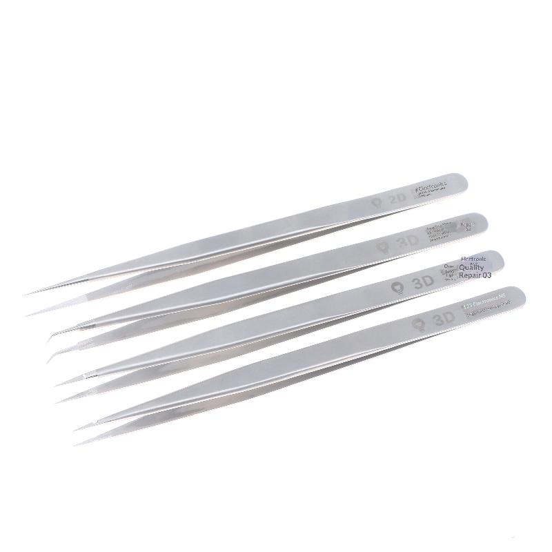I2C NS(01-04) Super Alloy Tweezers Phone Circuit Repair Hand Tool Non-magnetic Stainless Steel Flying Wire Forceps