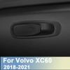 Für Volvo XC60 2018 – Edelstahl-Auto-Co-Pilot-Aufbewahrungsbox, Handschuhfach, Griffabdeckung, Zieraufkleber, Innenzubehör