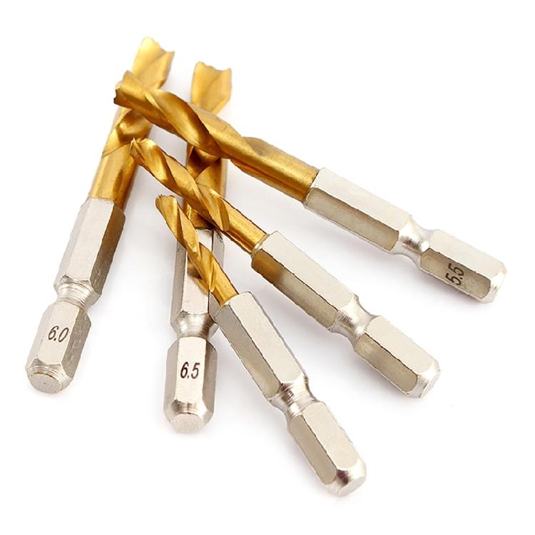 Professional Hex Shank HSS Twist Drill Bits for Mechanical Maintenance Cutter
