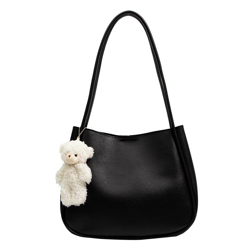 Internet Celebrity Large-capacity Soft Leather Bag Women's 2025 Summer New Foreign-style Texture Shoulder Underarm Bag Tote Bag Women's Bag