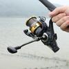 Portable All-metal Spool Fishing Reel Metal Spool Jigging Trolling Long Shot Casting and Salt Water Surf Big Sea Double Drag Spinning Rod Lure Reel