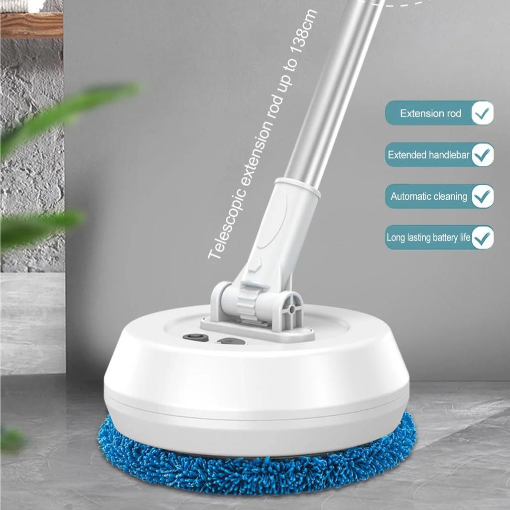 2 in 1 Automatic Wireless Electric Spin Mop Car Glass Ceiling Door Windows Floor Scrubber Machine Wet & Dry Home Cleaner