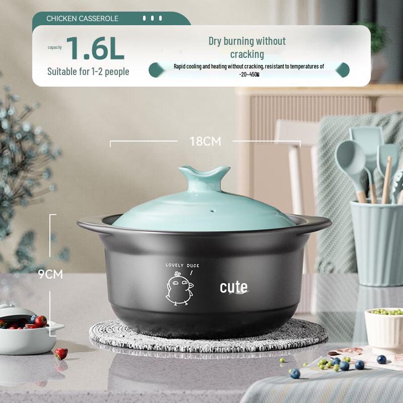 1.6L Imported Clay Pot for Gas Stove