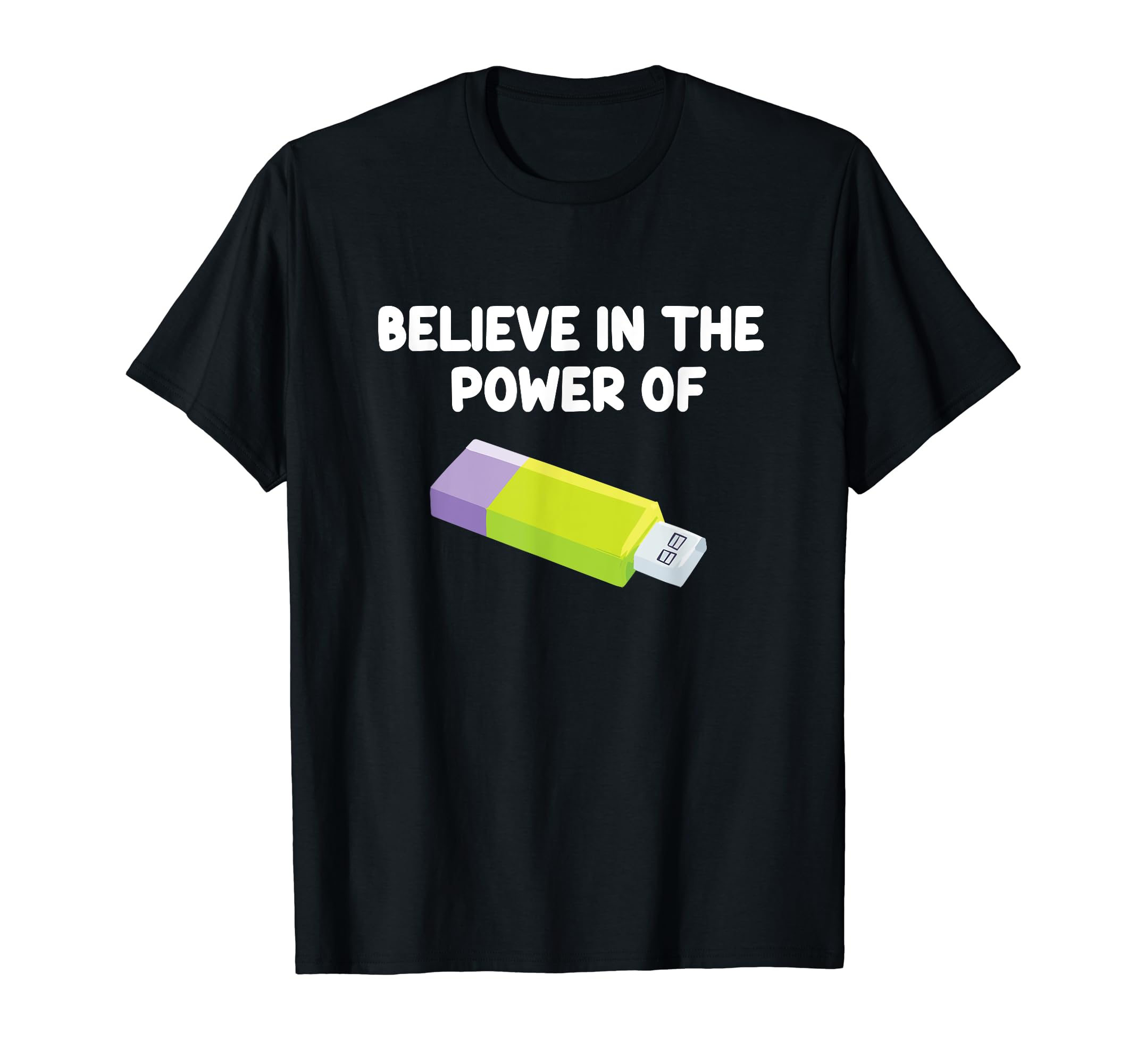 Верьте в Силу USB-накопителя Флешки Портативной Футболки