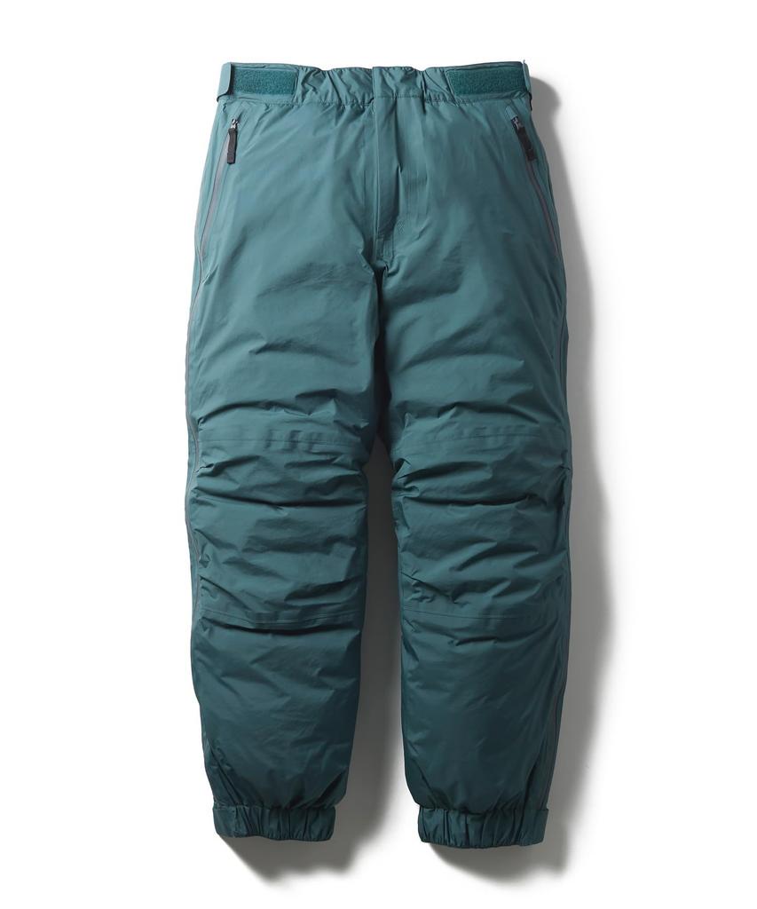 Snow Peak Weatherproof Down Pants and Size L GORE-TEX PA-25AU018, Men's Women's, Blue,