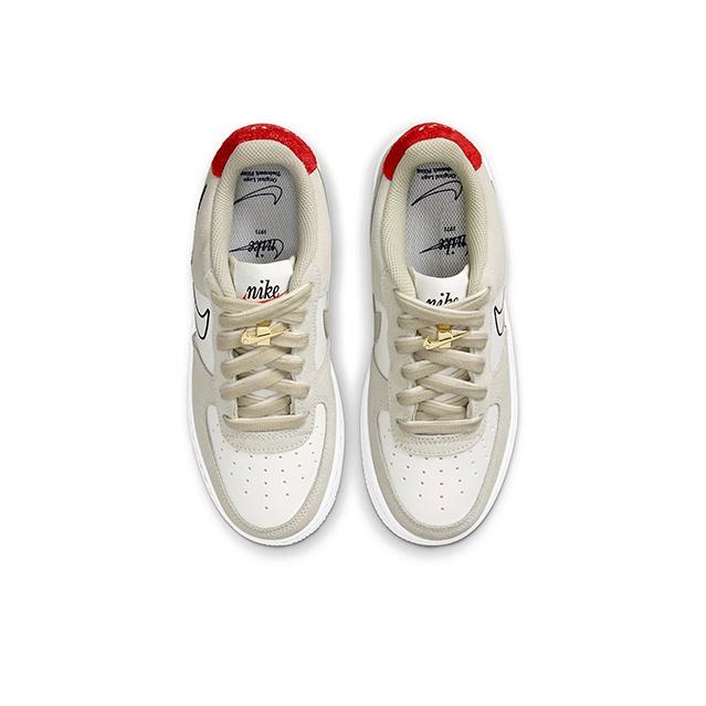 New Air Force 1 LV8 S50 GS 'Light Stone University Red' DB1561-100
