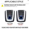 Zinc Alloy Leather Car Smart Key Fob Case Case For Bmw I3 I8 Series Key Fob Car Key Key Cover Car Interior Key Case Accessories