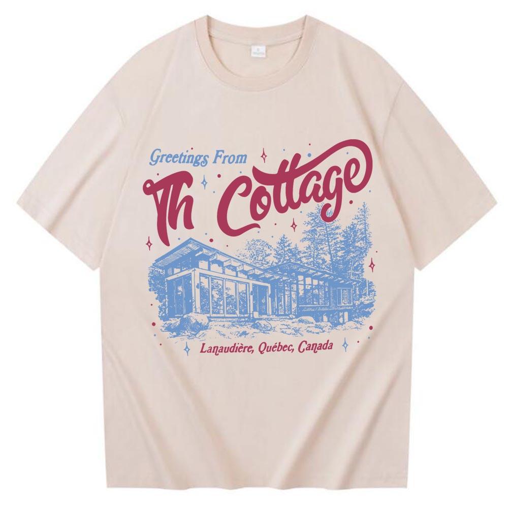 Damen Vintage Beheiztes Rivalität Ich Komme Zum Ferienhaus Sommer Mode T-Shirt Tee Unisex Streetwear Lässige Sommer Oberteile