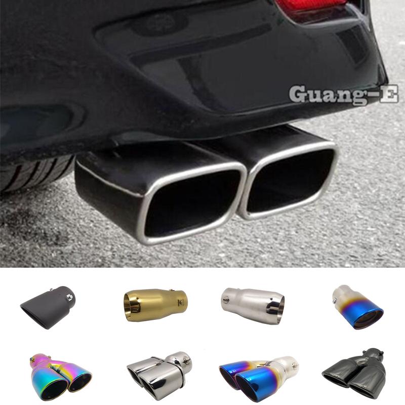 Car Muffler Rear Back End Pipe Exhaust Tip Tail Outlet Parts For Toyota Noah Voxy 80 Series 2015 2016 2017 2018