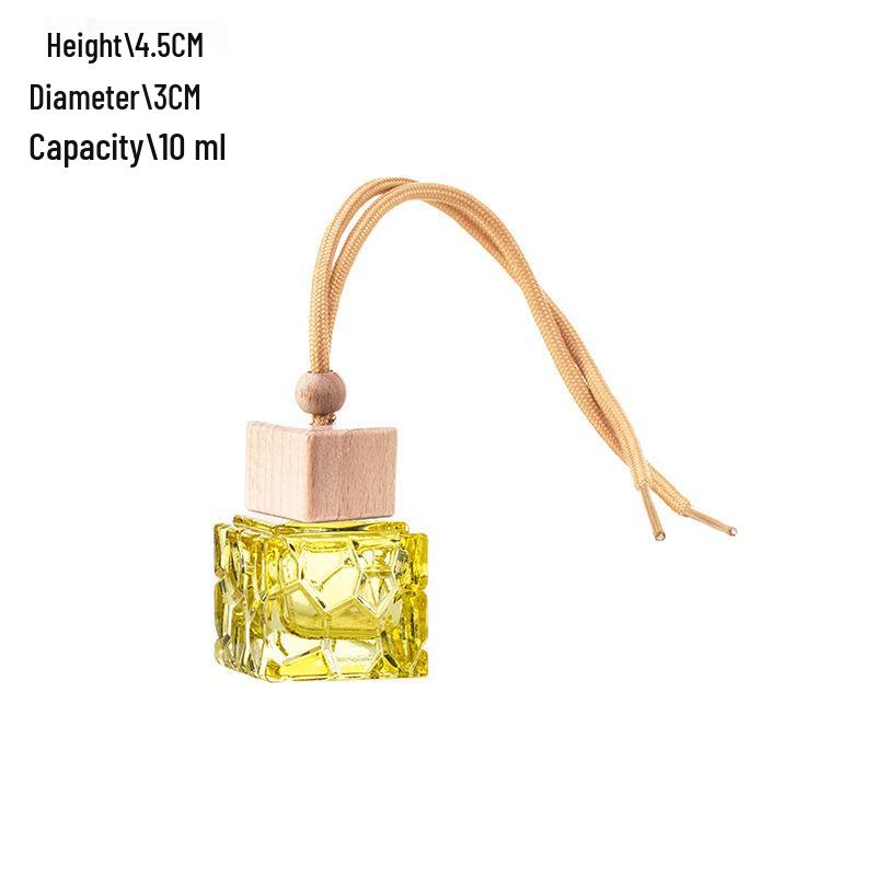 Creative 10ml Aromatherapy Car Perfume Pendant with Lanyard