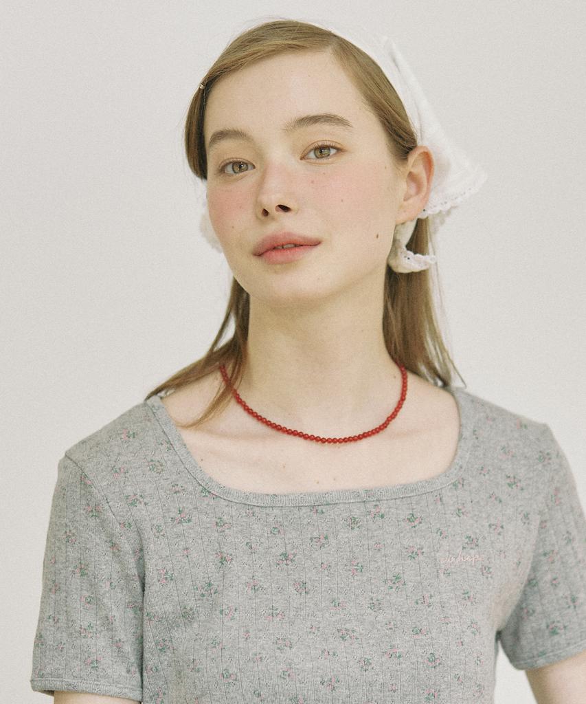 Ourhope Onyx Loose Necklace - Red