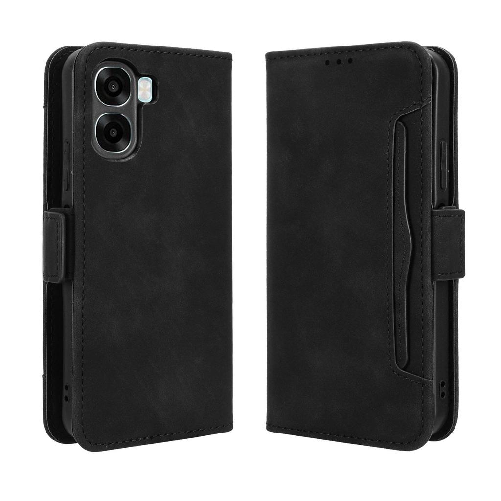 Flip-Hüllen für OPPO A6X Lederhülle [Flip Vintage Leder] Stoßfest Langlebig Retro Handyhülle