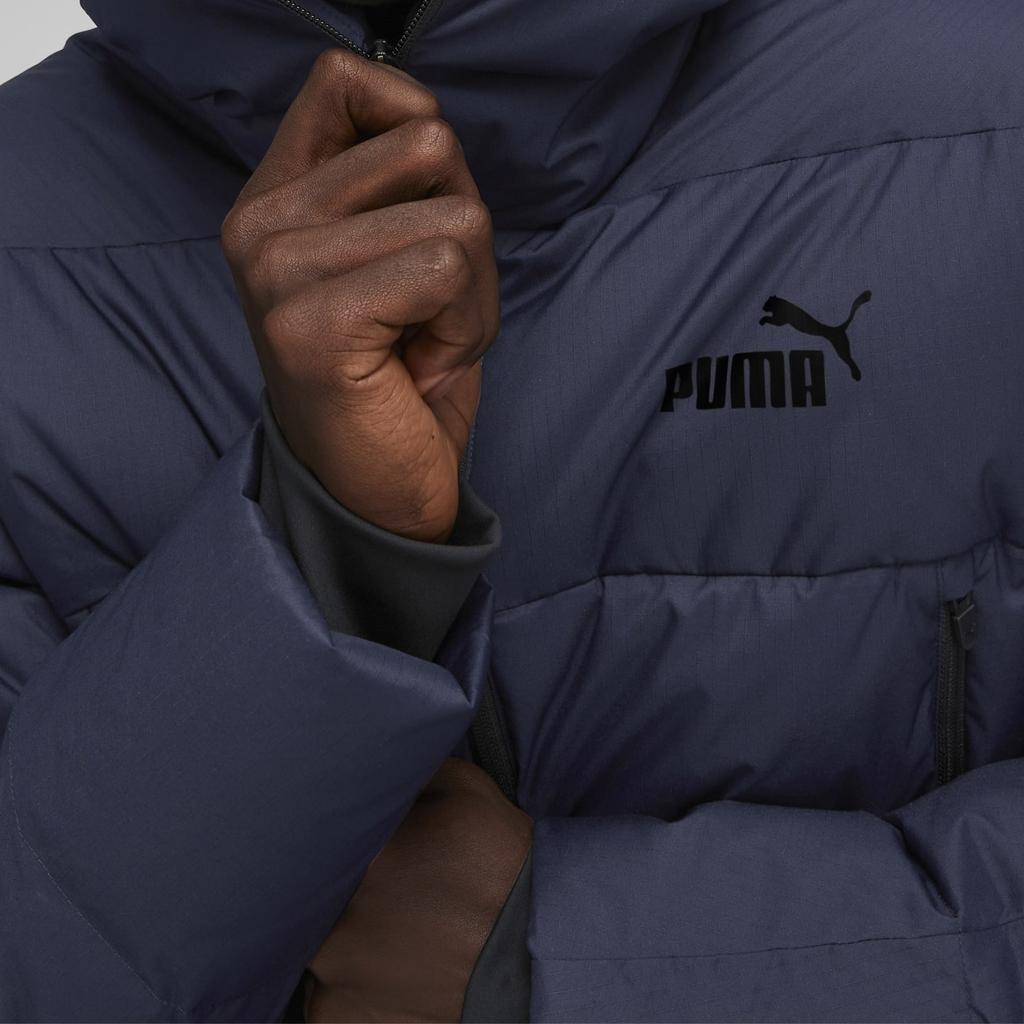 Puma Padded Hooded Jacket Men Jackets Navy-Blue 675378-06