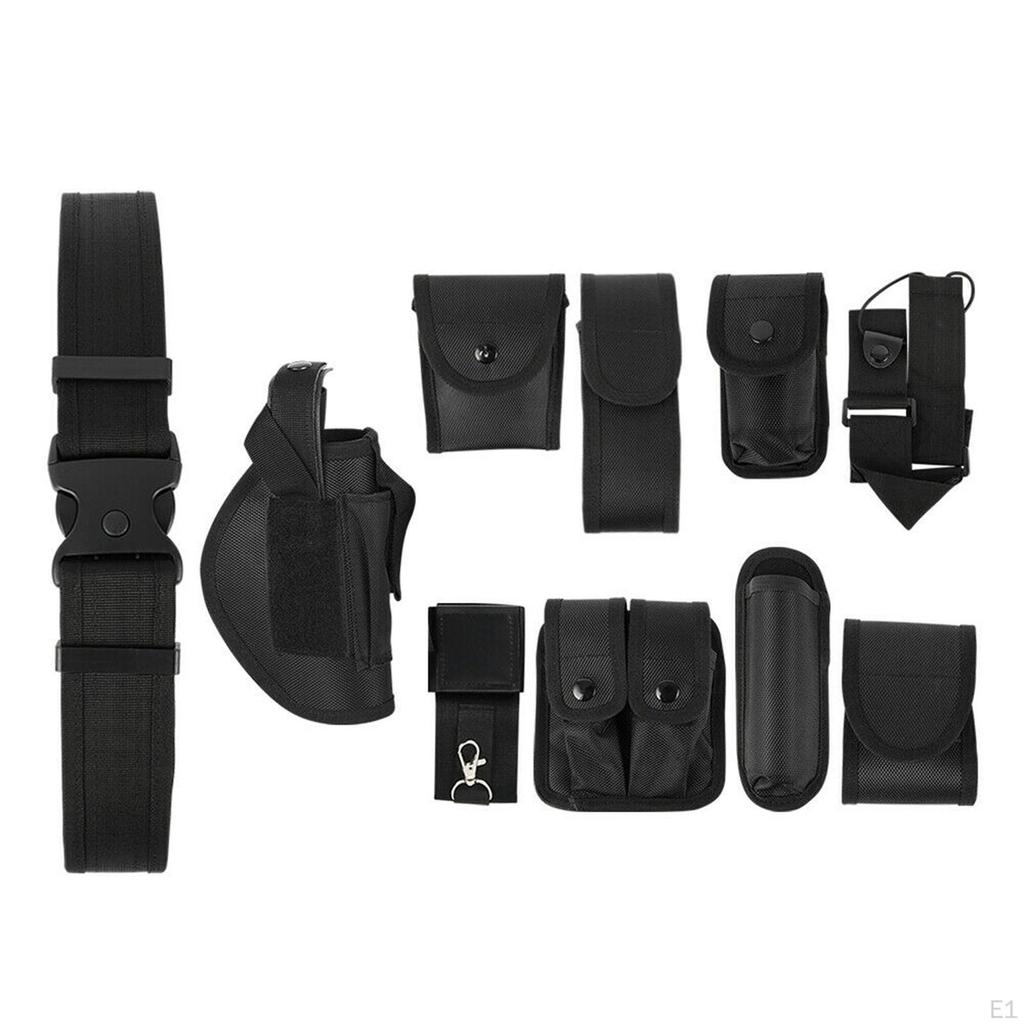 Enforcement Modular Equipment System Security Duty Utility Belt ( 1, Adjustable, Black)
