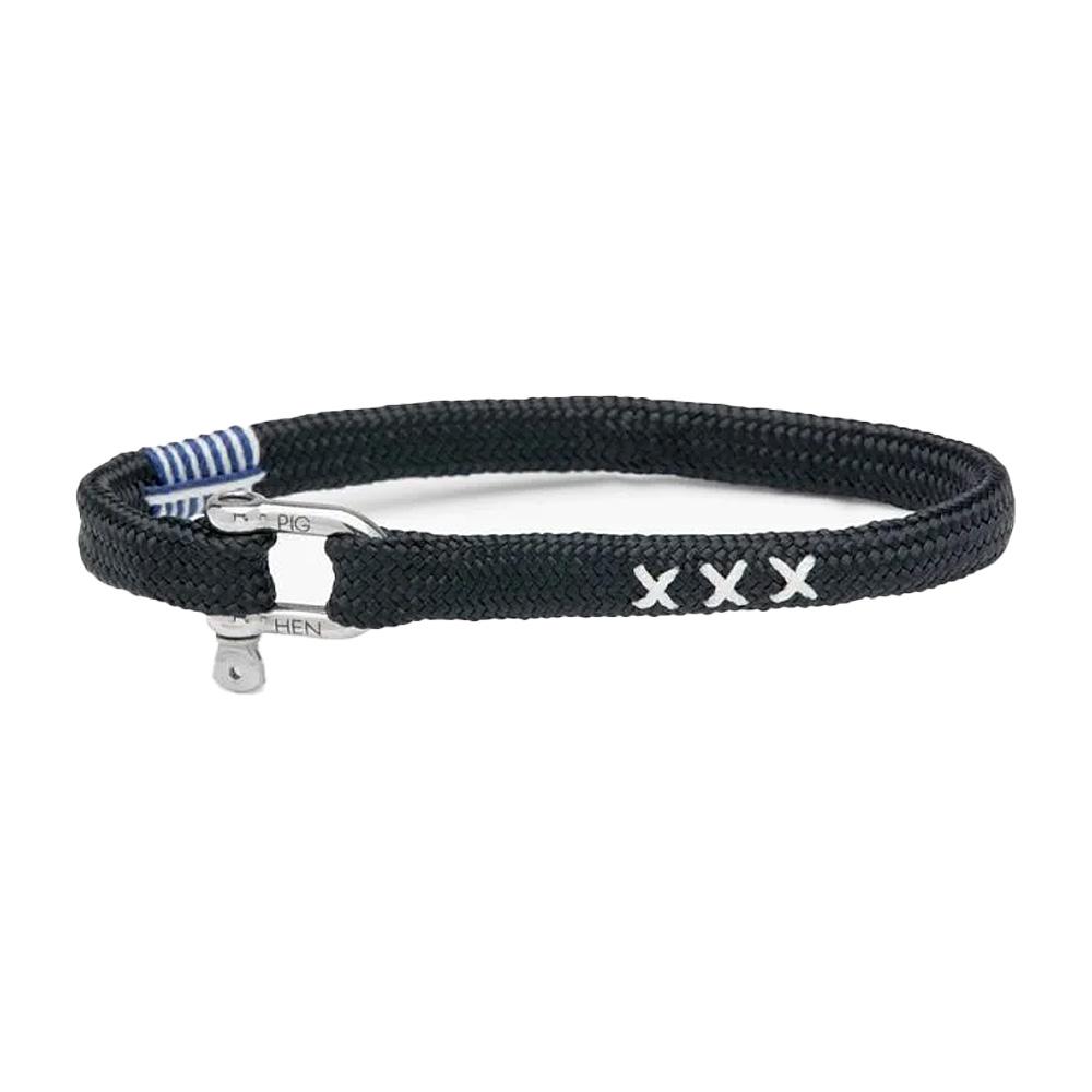 Pig&Hen Vicious Big Bracelet Xxx - Navy X Silver