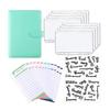 Custom Notebook Planner Organizer Binder Cover Refillable 6 Ring PU Leather A6 Budget Money Saving Binder