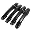 8PCS ABS Carbon Fiber Style Door Handle Cover Trim For Honda Civic 2006-2011 8th