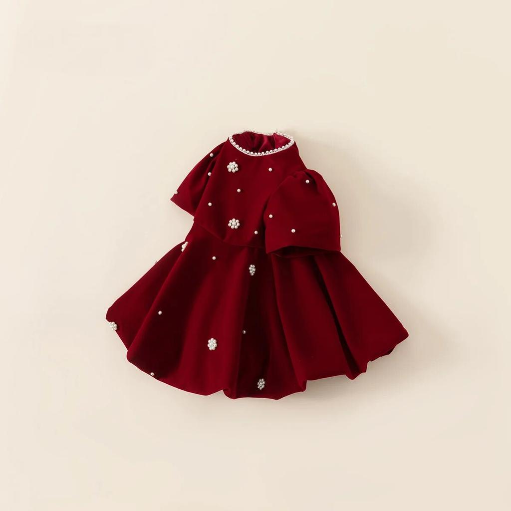sachin and babi light blue dress Baby Girl Winter Dress Design Winter Frock Design 2022 Kids Winter Dress  Collection main image 1