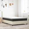 VidaXL Medium Bonnell Spring Mattress, Hybrid Foam Mattress with Zipper, Double Bedroom Mattress 3206383