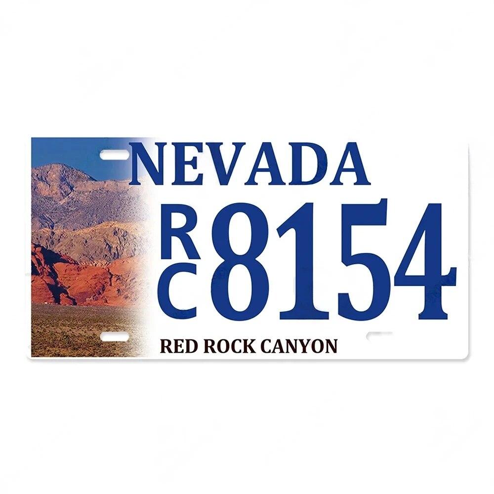 Vintage Las Vegas Metal Tiin Signs Decor Licenses Metal Plate Plaque Wall Decor for Living Room Club