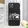 Funny Cartoon Pet Cute Dog Paw Print Phone Case for IPhone 16 15 13 11 12 14 Pro Max Mini XS MAX X XR 7 8 14 Plus SE2 Soft Cover