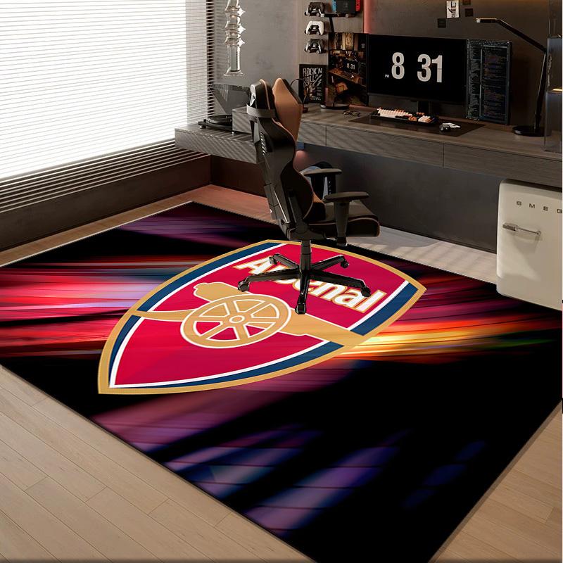 1PC rug Arsenal Football Club Crest Carpet, Chair Rug,Area Rug for Office Bedroom living rooms bedroom, Doormat decor Christmas fan gifts