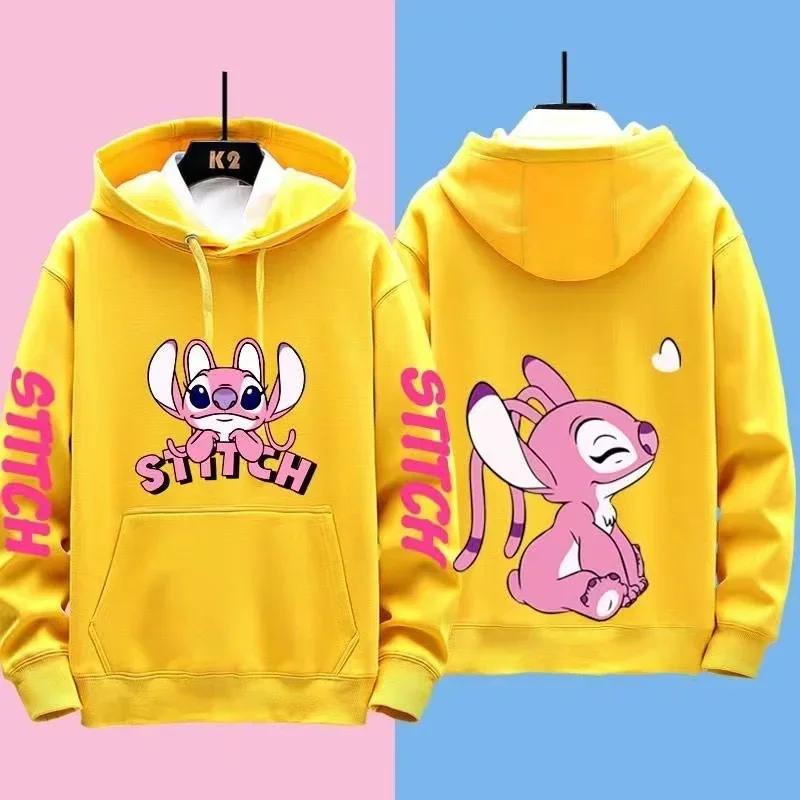 

2026 Funny Anime Autum Winter Men Women Hoodie Adult Clothes Lilo and Stitch Sweatshirt Manga Hoody Baby Casual 3XL
