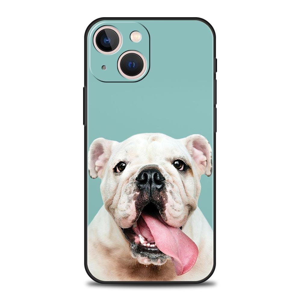 French Bulldog Dog Pet Luxury Phone Case For iPhone 17 Air 16 Plus 13 15 14 12 11 Pro MAX 7 8 SE Soft TPU Black Cover