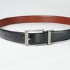 Men's Casual Leather Pin Buckle Rotary Switching Between Two Sides Can Wear Cowhide Two-layer Leather Pants Belt