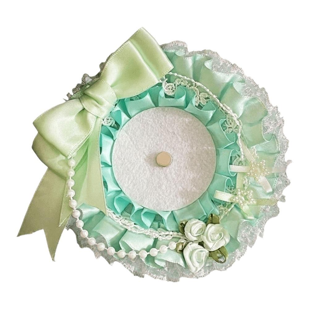 Pins Display Itabag Badge Holder Ribbon Lace Badge Rosette Base Tray  Teen Girls зелёный