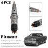 6PCS Common Rail Diesel Fuel Injector Fit for Dodge Cummins 6.7L Ram Truck 2007-2012