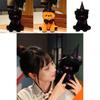 Halloween Ghost Black Cat Party Decoration Plush Toy Kids Stuffed Animal Prop Cat Doll
