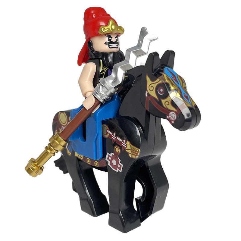 Three Kingdoms Xiaoxia Series Ancient Chinese Generals And Soldiers Doll Children'S Assembled Building Block Toy