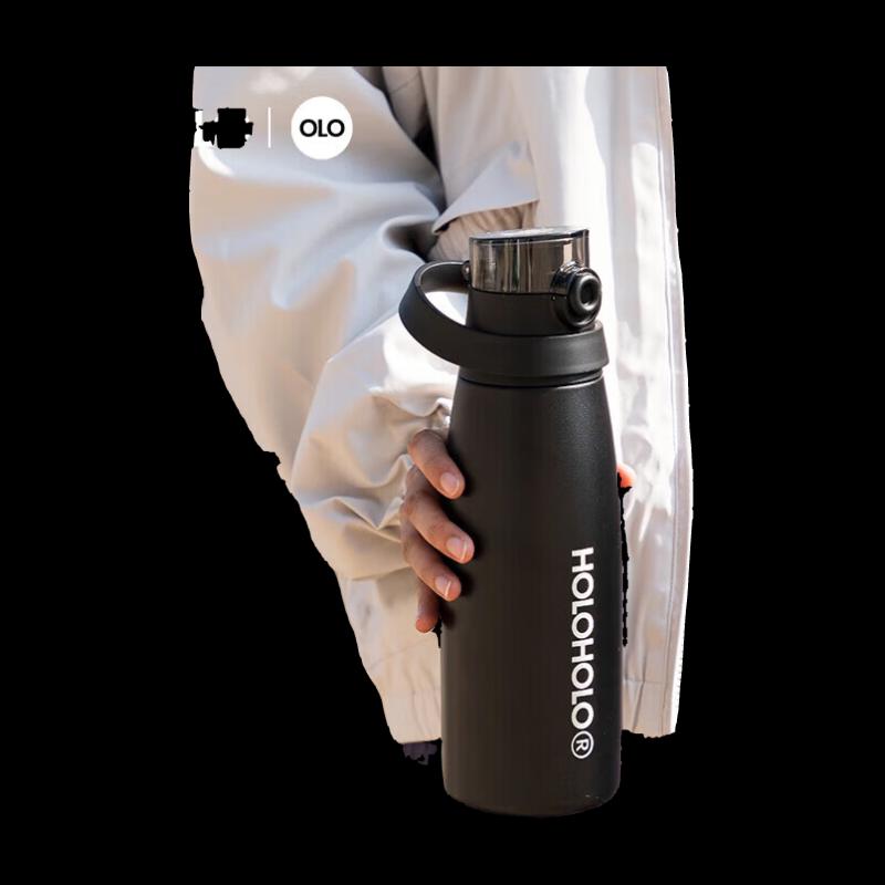 HOLOHOLO 850ml Insulated Stainless Steel Straw Tumbler