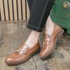 Fashion New italian shoes casual s slip on formal luxury shoes dress men loafers moccasins genuine leather driving shoes big size
