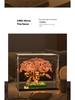 Cherry Blossom Treehouse Compatible with LEGO Blocks - DIY Flower Ornament & Gift for Girls