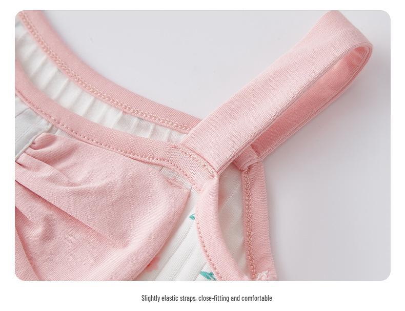 2025 Cute Summer Romper Baby Sling Jumpsuit - Fashion Wrap-around Newborn Girl Bodysuit 3657