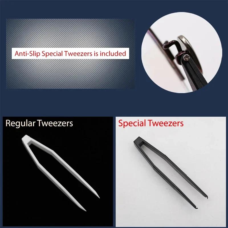 500-teiliges Reparaturset für Brillen und Sonnenbrillen, Werkzeug, Brillen-Schraubendreher, Schrauben-Set, Muttern, Nasenpads, optische Reparaturwerkzeuge, verschiedene Teile