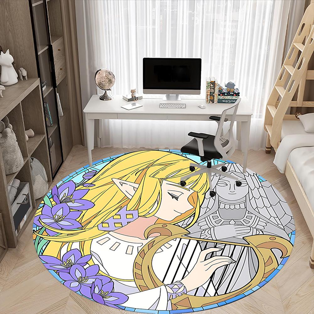 1pc Legend Zelda Office Round Area Rug, Under Office Chairs Bedroom Living Room Home Decor a1016251