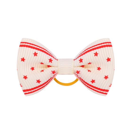 Pet Small Hair Bows with Rubber Bands Handmade Hair Bowknot Pet Accessories for Dog Puppy And Cat Grooming Supplies