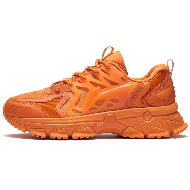 Li Ning Lingfeng Cushioning Rebound Cushioning Rebound Low top Running Shoes Men's Ice Orange ARLS001-4