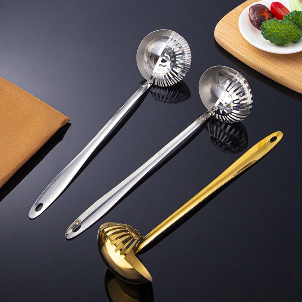 

Ложка для удаления жира и пены, скиммер из нержавеющей стали, фильтр для горячей кастрюли, кухонные гаджеты, инструмент