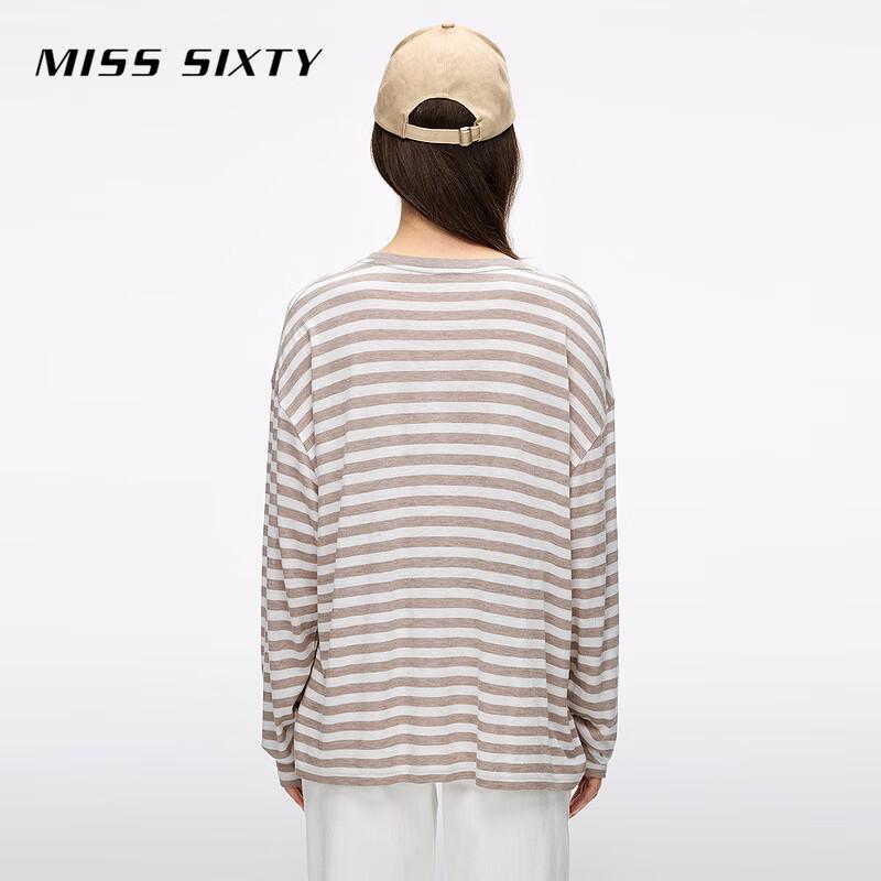 MISS SIXTY Women's Wool Blend Long Sleeve T-Shirt