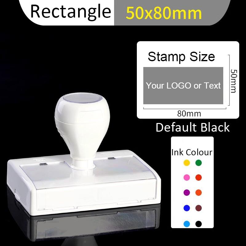 Custom Self Inking Return Stamp Address Personalized Signature Easy Stamping Seal Customized Your Design LOGO Rubber Stamps DIY