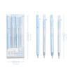4Pcs Plastic Retractable Gel Pen 0.5MM Fine Point Gel Inks Pen Quick Dry Black Inks for Daily Journaling Note Taking