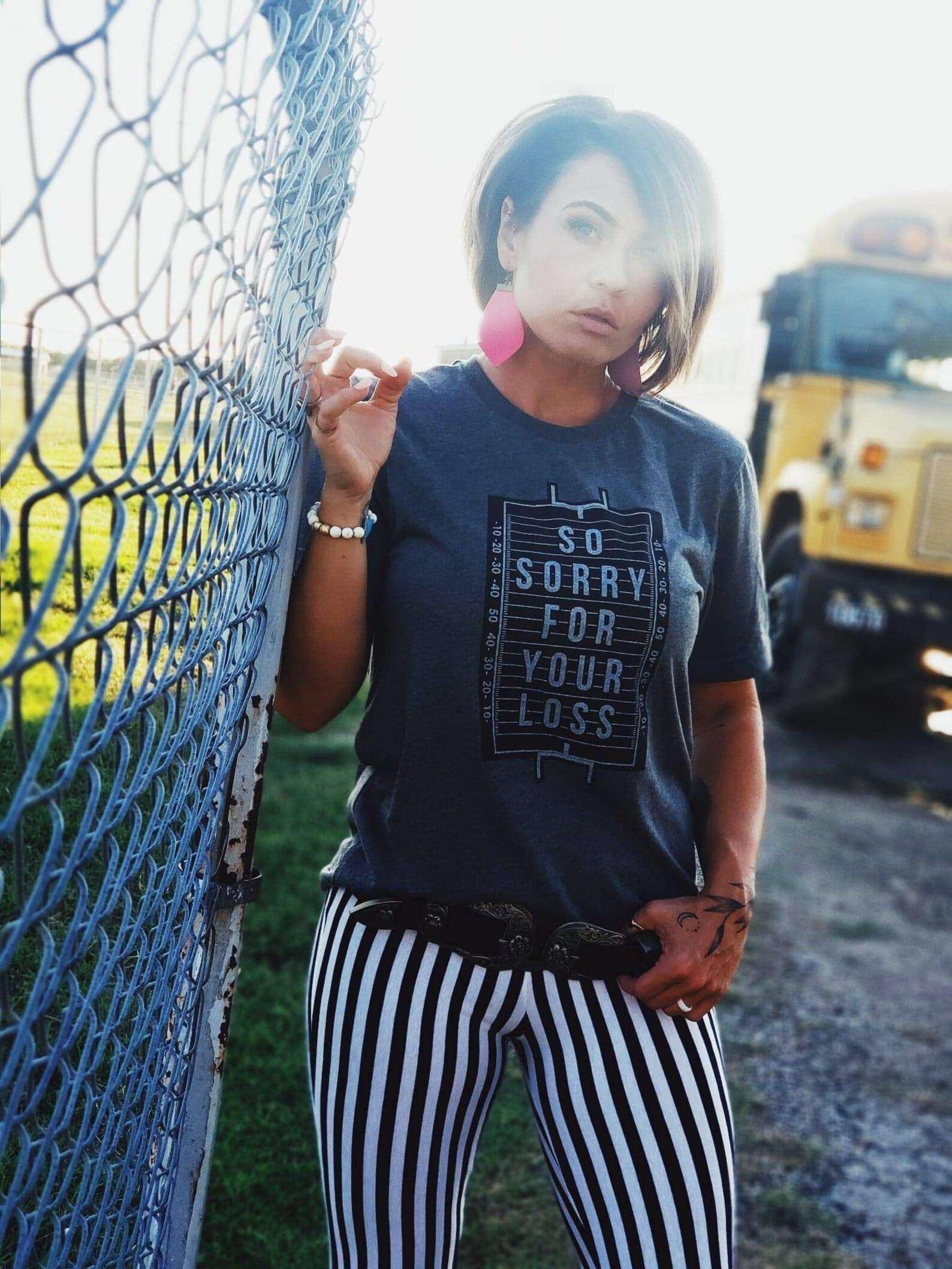 Sorry for Your Loss | Game Day T-Shirt | Ruby s Rubbish® S